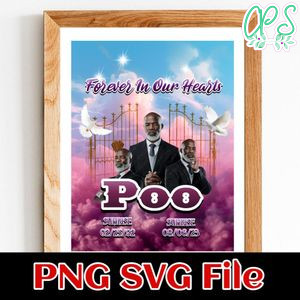 Memories Forever In Our Hearts PNG design template