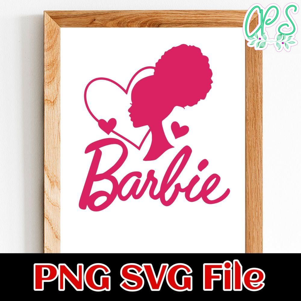 Black Barbie Customer Request PNG file template