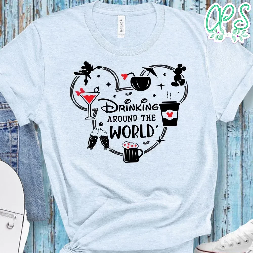 Disney Drinking Around The World Shirt CustomPartyShirts Studio