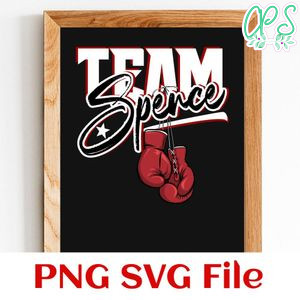 Team spence SVG PNG design template