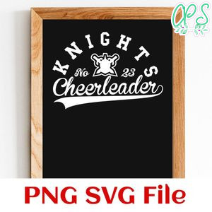 Knights Cheerleader Team SVG Customizable