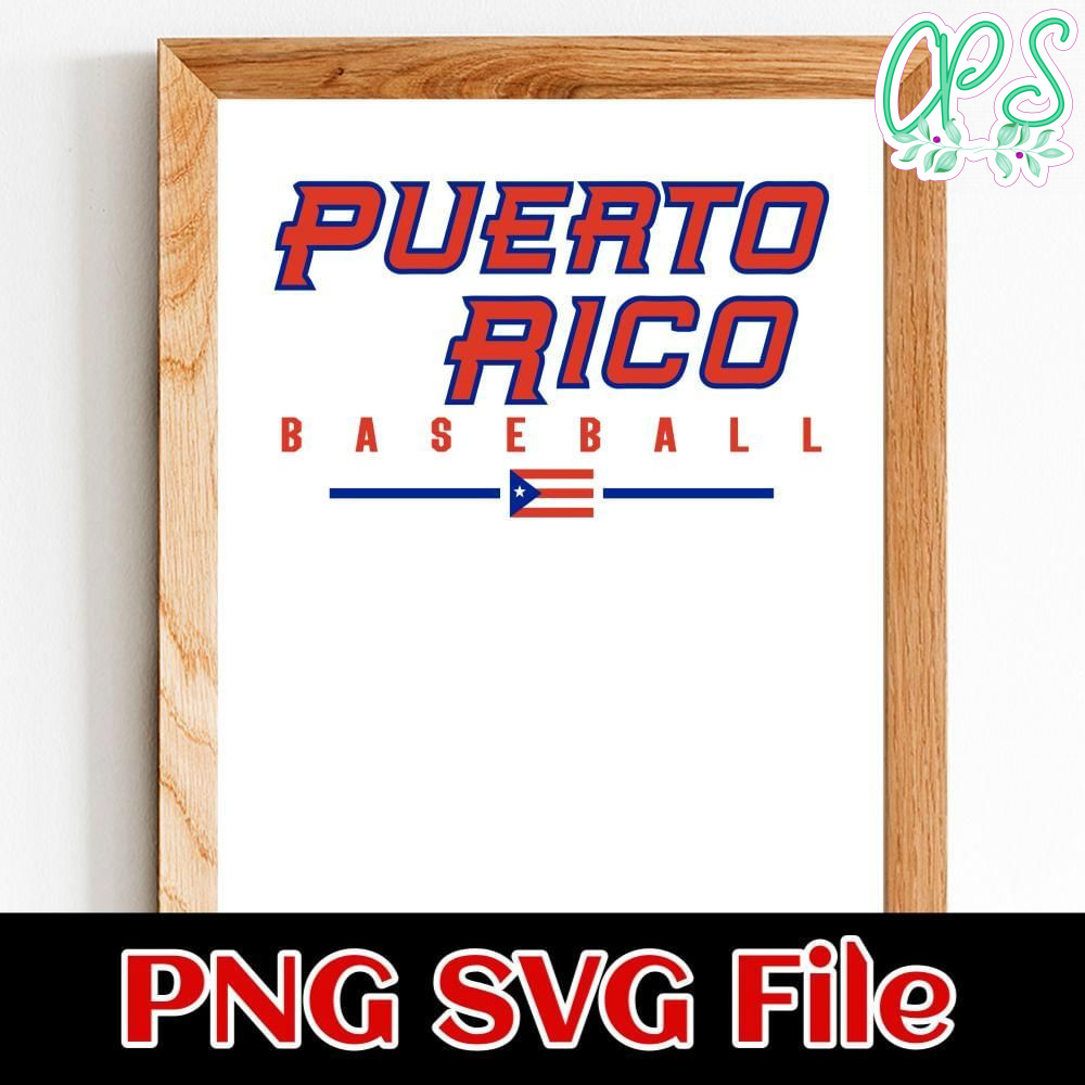 Puerto Rico Baseball 2 Customer Request PNG file template