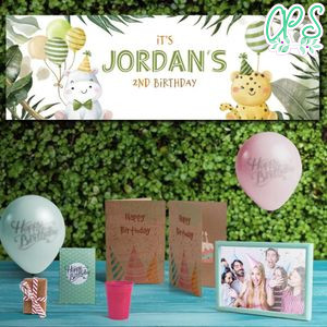 Safari Banner Customizable Template Instant Download