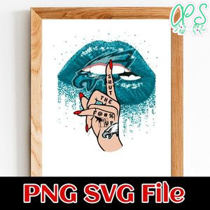 Philadelphia eagles lip shut the fuck up PNG design template