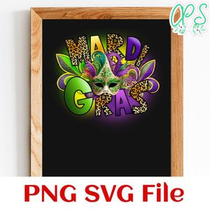 Mardi gras PNG file template