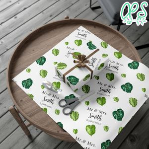 Personalised Wedding Gift Wrap Customizable