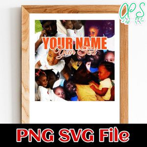 Family photo custom text Customer Request PNG file template
