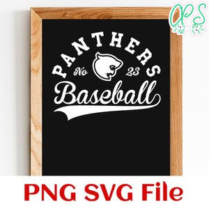 Panthers Baseball Team SVG Customizable