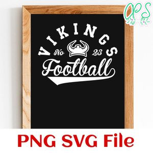 Vikings Football Team SVG Customizable