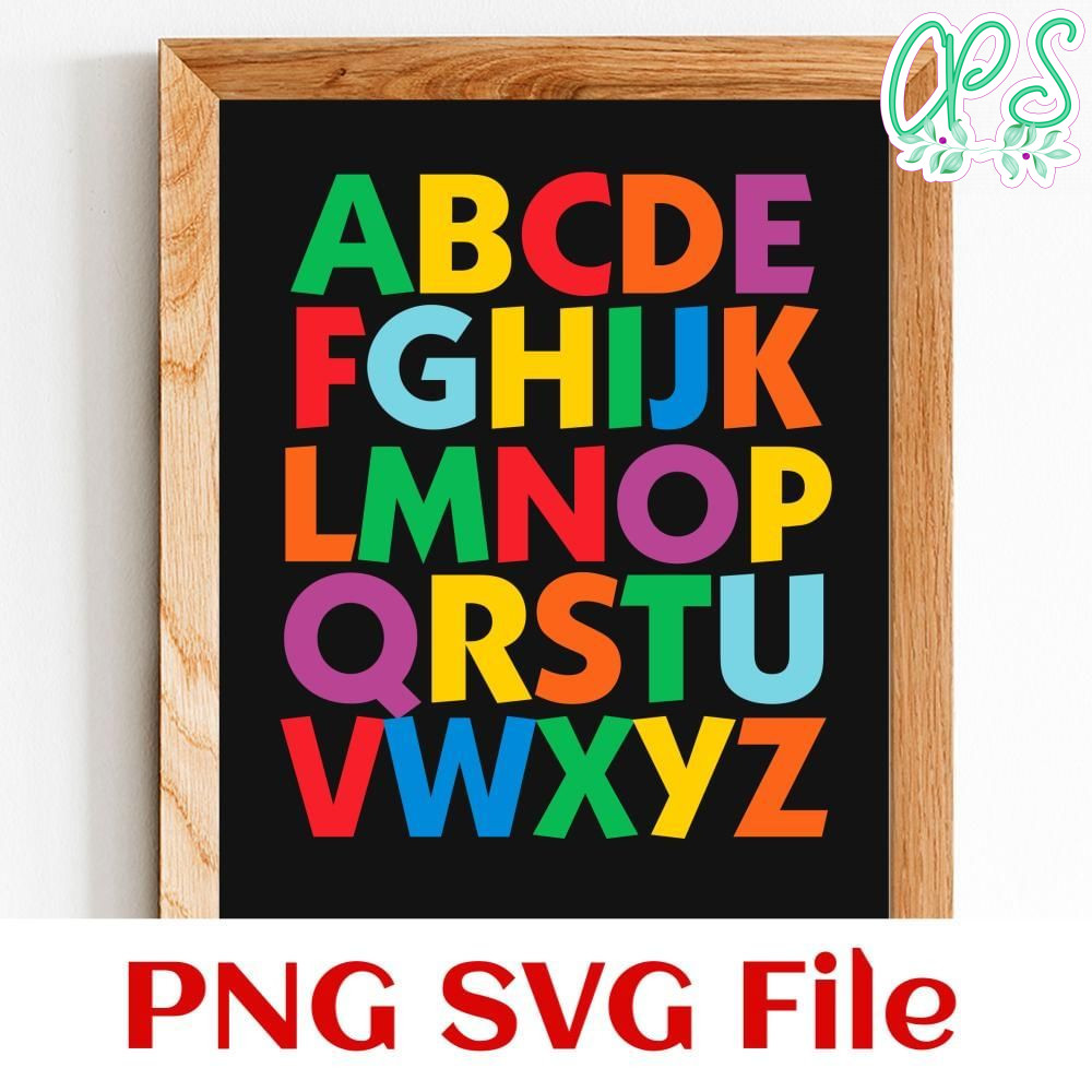 Alphabet Customer Request PNG file template