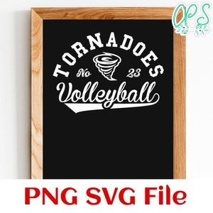 Tornadoes Volleyball Team SVG Customizable
