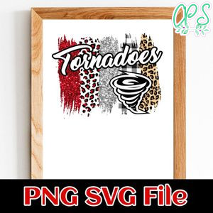 Team Blue Tornadoes Brush stroke PNG design template