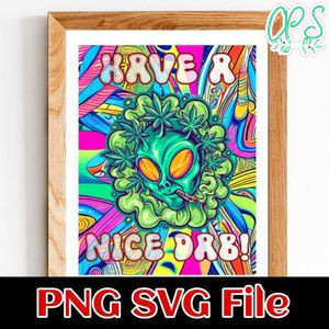 Have a nice dab PNG design template