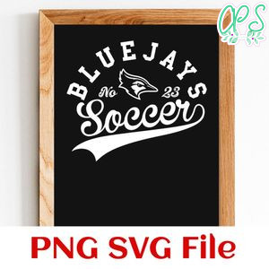 Bluejays Soccer Team SVG Customizable