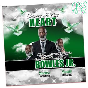 Forever in our heart Customer Request PNG file template