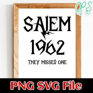 Witch Salem 1692 They Missed One SVG PNG design template