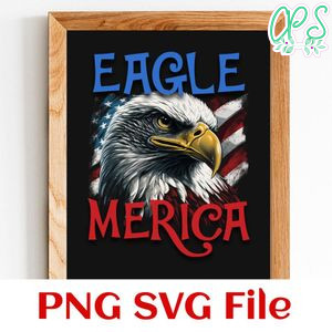 Eagle Merica PNG design template