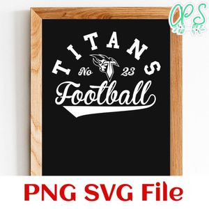 Titans Football Team SVG Customizable
