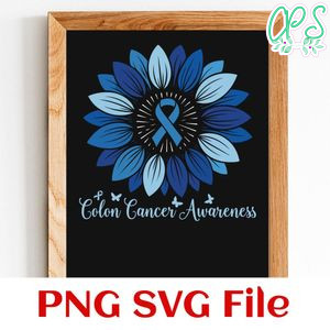 Colon Cancer Awareness Customer Request PNG file template