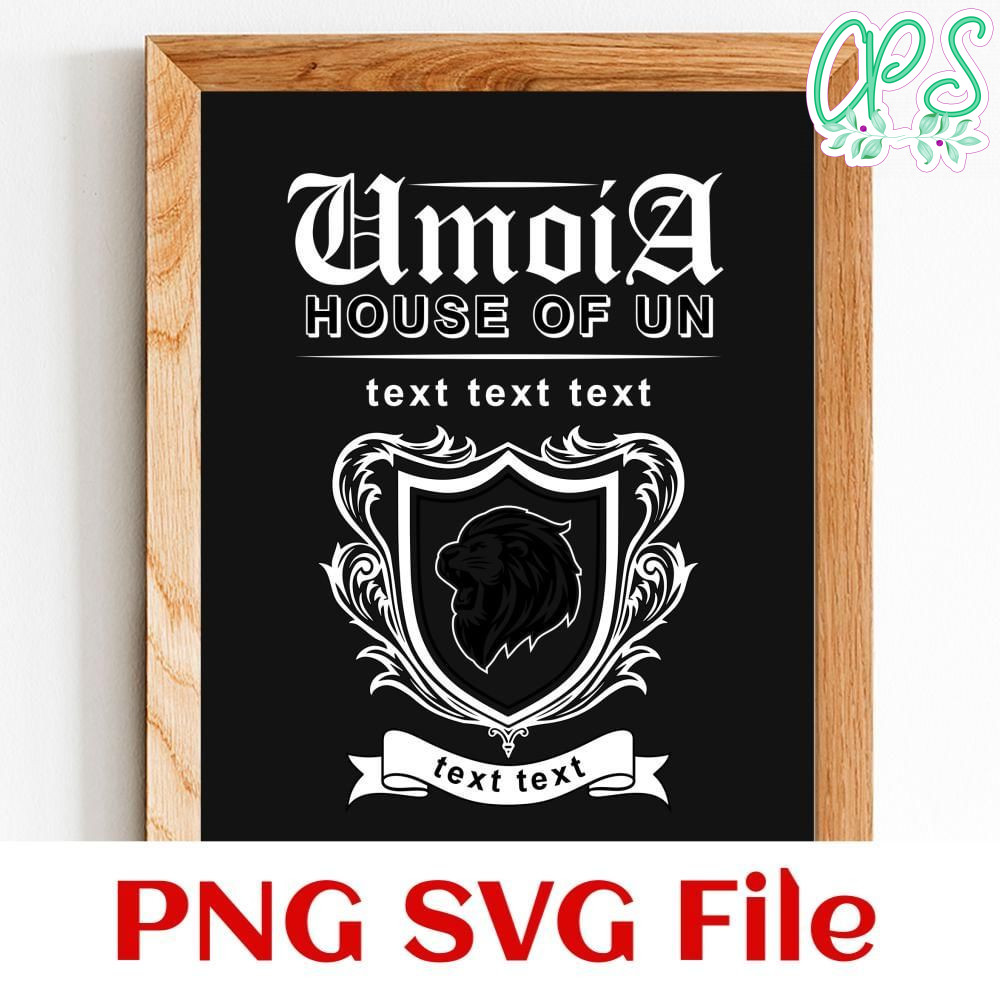 Umoja house of logo Customer Request PNG file template
