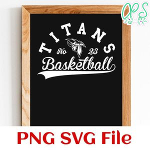 Titans Basketball Team SVG Customizable