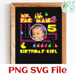 Ms pac man Customer Request PNG file template