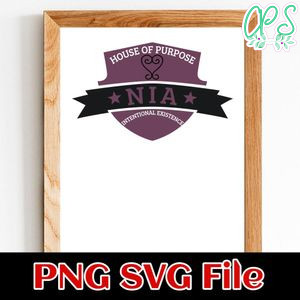 House Of Purpose Intentional Existence NIA PNG SVG design template