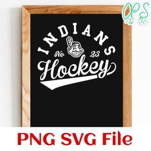 Indians Hockey Team SVG Customizable