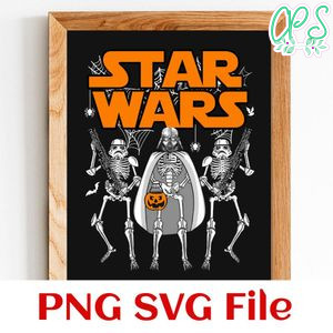 Star Wars Halloween SVG PNG design template