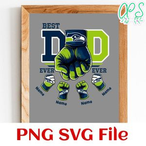 Daddy gang Seahawks PNG file template