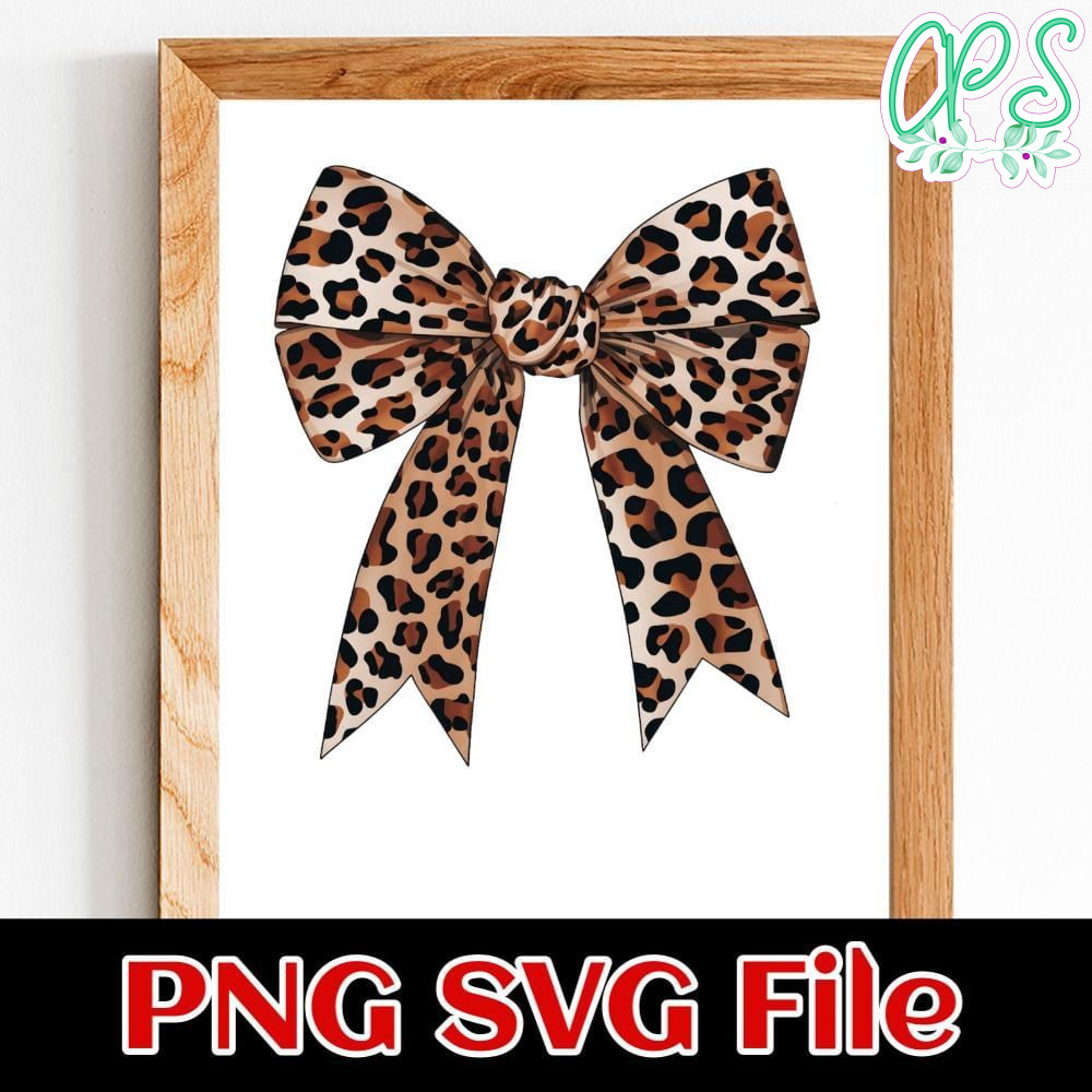 Leopard Print Coquette Bow Customer Request PNG file template