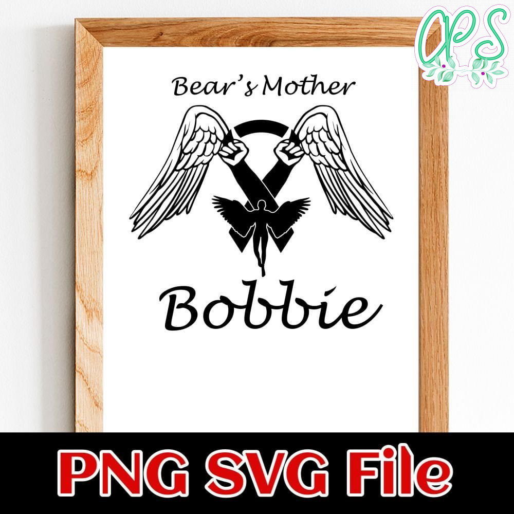 Bear's mother Bobbie Customer Request PNG file template