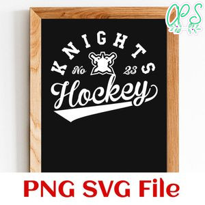 Knights Hockey Team SVG Customizable
