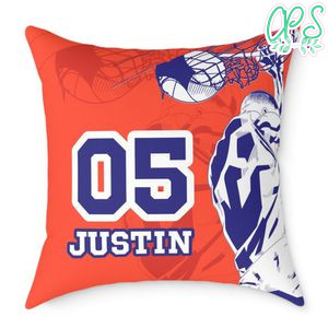 Basketball Pillow Cushion Customizable Template Instant Download