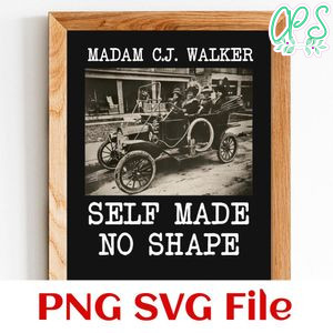 Madam c.j. walker PNG file template