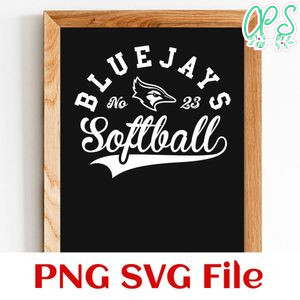Bluejays Softball Team SVG Customizable