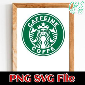 Caffeine Queen SVG PNG Customizable Instant Download