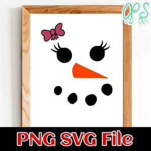 Toddler Girl Snowman Customer Request PNG file template