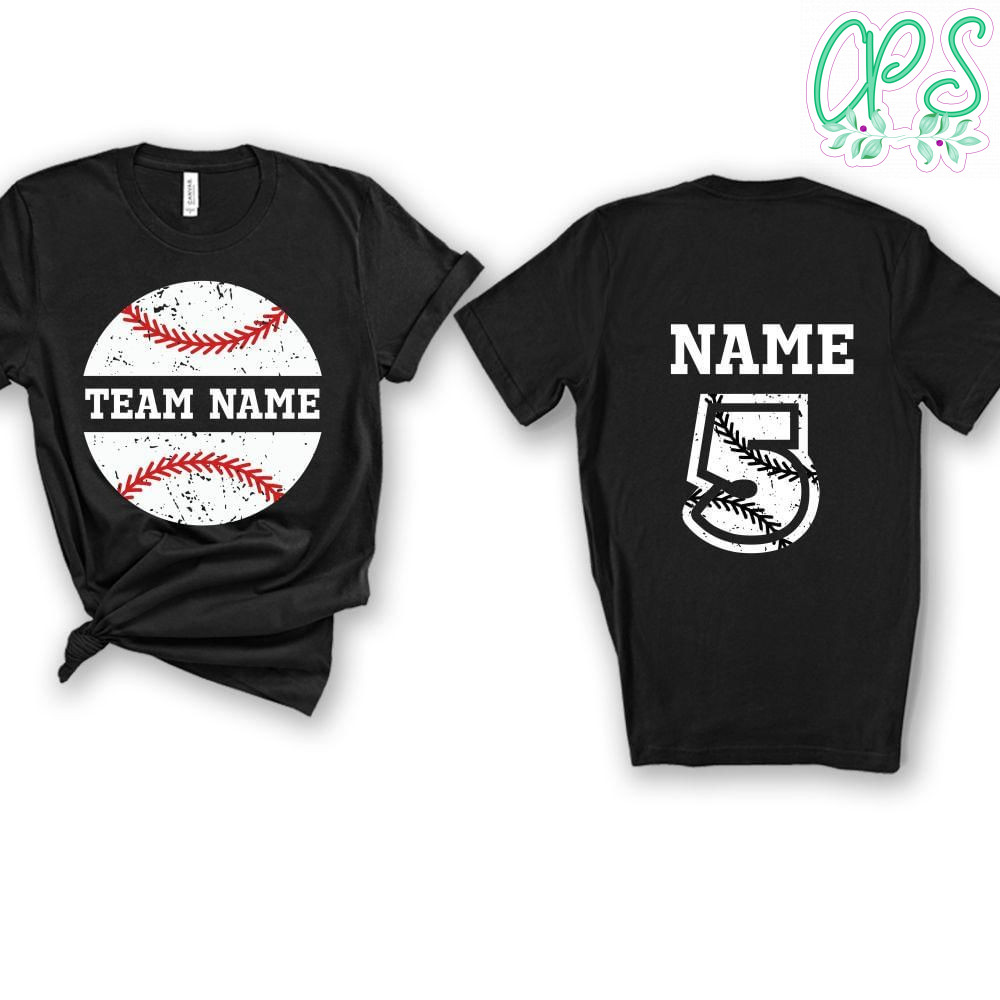 Baseball Custom Team Name and Number Customer Request PNG file template