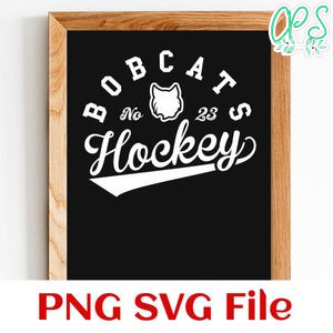 Bobcats Hockey Team SVG Customizable