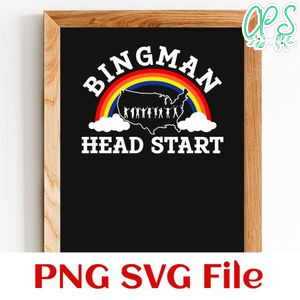 Bingman head start PNG design template