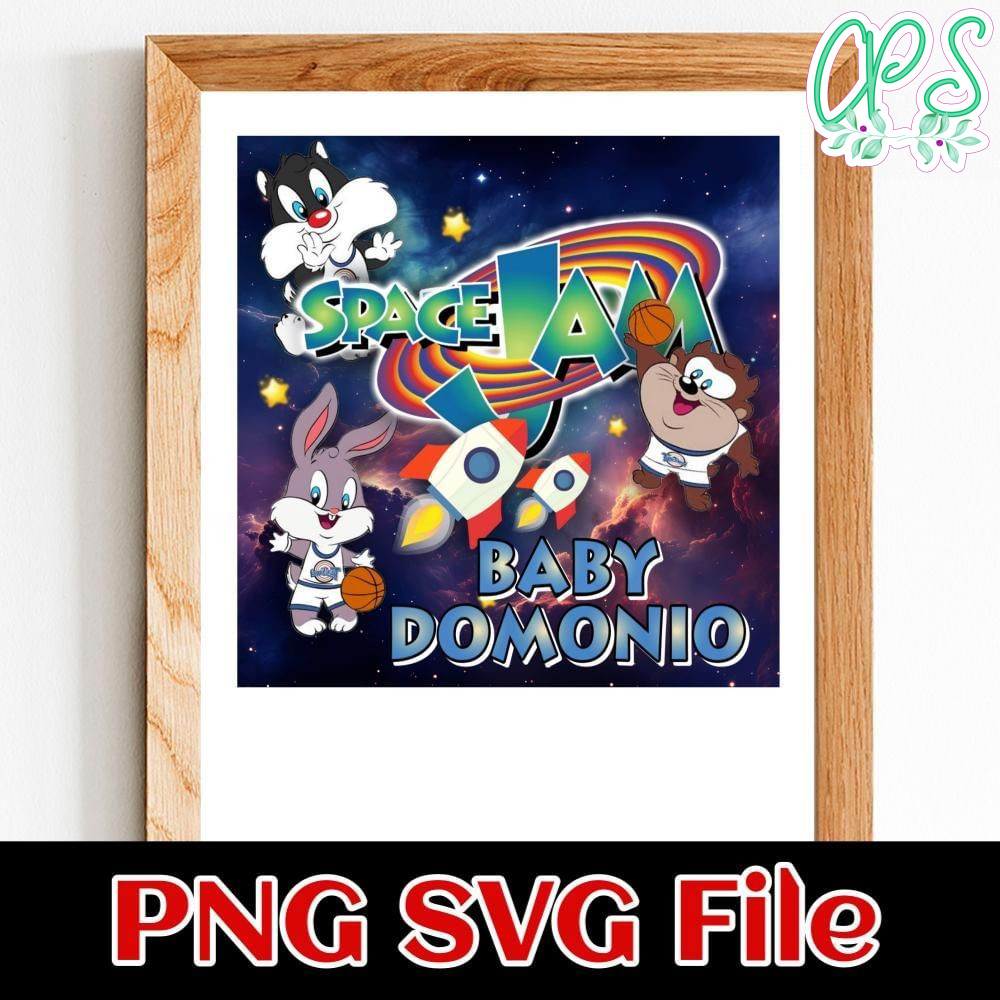Baby Space Jam Customer Request PNG file template
