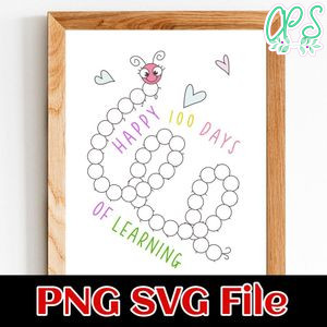 Happy 100 days of learning Customer Request PNG file template
