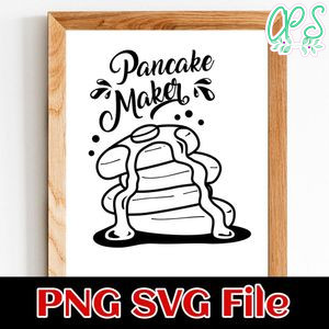 Pancake Maker SVG PNG design template