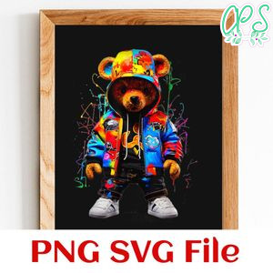 Gangster bear Customer Request PNG file template