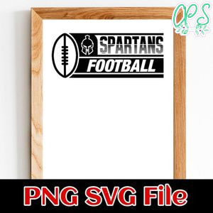 Spartans Football SVG design template
