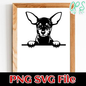 Chihuahua PNG SVG file template