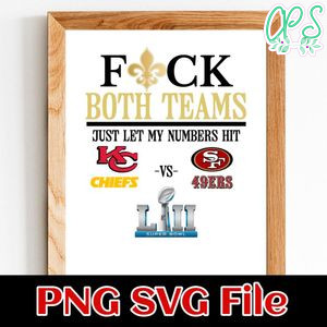 Hoth teams JUST LET MY NUMBERS HIT Customer Request PNG file template