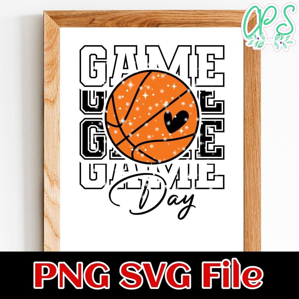 Basketball Game day Customer Request PNG file template