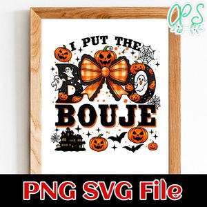 I put the Boo in Boujie Customer Request PNG file template
